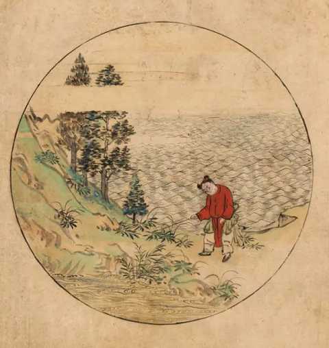 【禅画】十三世纪禅宗长卷：十牛图颂卷